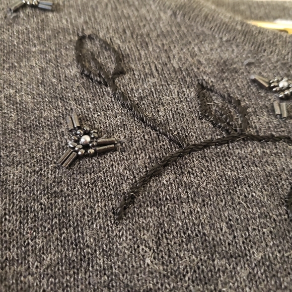 Vintage Erika Studio Short Sleeve Sweater Top L - Picture 3 of 7